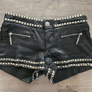 Guess Coated Studded Shorts 24